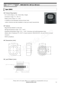 CDR63NP-220MC Datasheet Cover