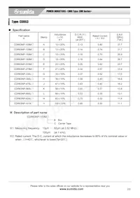CDR63NP-220MC Datasheet Page 2