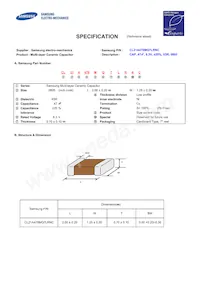 CL21A476MQ7LRNC Datasheet Copertura