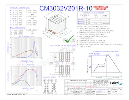 CM3032V201R-10 Datasheet Cover