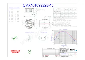 CMX1616Y222B-10 Datasheet Cover