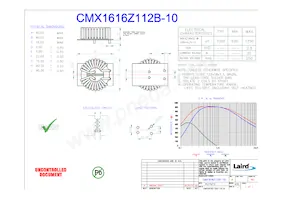 CMX1616Z112B-10 Datasheet Copertura