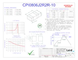 CPI0806J2R2R-10數據表 封面