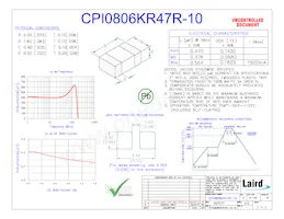 CPI0806KR47R-10 Datasheet Cover