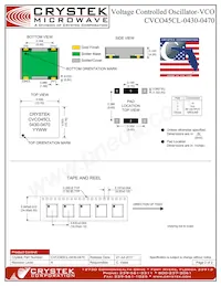 CVCO45CL-0430-0470 Datasheet Pagina 2