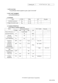 CX1612DB26000D0FLJC1 Datasheet Page 3