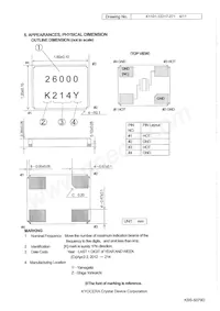 CX1612DB26000D0FLJC1 Datasheet Page 4