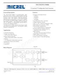 DSC2022FI1-F0006T Datasheet Cover