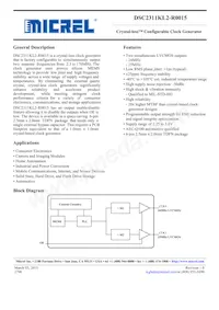 DSC2311KL2-R0015T Datasheet Cover