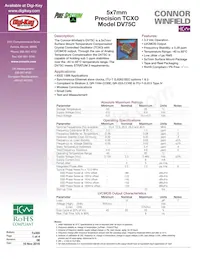 DV75C-025.0M Datenblatt Cover