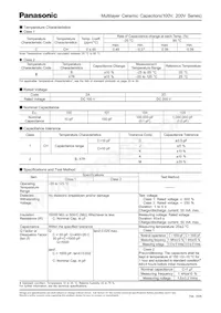 ECJ-5YB2A105M Datasheet Page 2