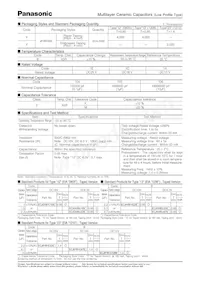 ECJ-8YB1A106M Datasheet Pagina 2