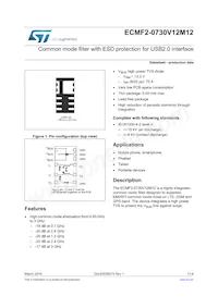 ECMF2-0730V12M12 Datasheet Copertura