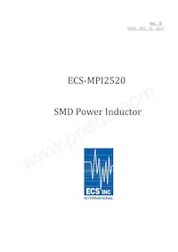 ECS-MPI2520R1-6R8-R Datasheet Copertura