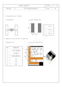 ECS-MPI2520R1-6R8-R Datasheet Page 3