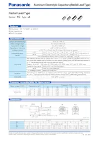 EEU-FC2A1R0H Datasheet Cover