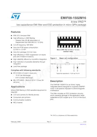 EMIF08-1502M16 Datenblatt Cover