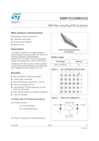 EMIF10-COM01C2數據表 封面