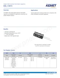 ESS106M063AE2EA數據表 封面