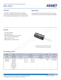 ESY827M025AH5AA Datasheet Cover