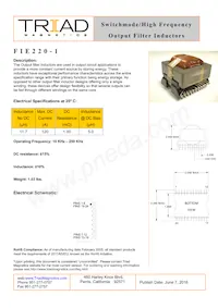FIE220-1-B Datasheet Copertura