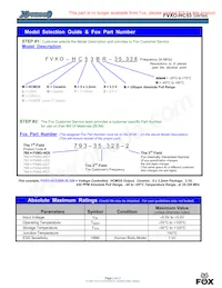 FVXO-HC53BR-98.304 Datasheet Pagina 2