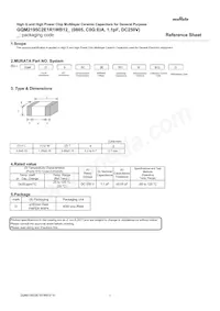 GQM2195C2E1R1WB12D Datasheet Copertura