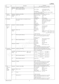 GRM033C81A105ME05E Datasheet Page 3