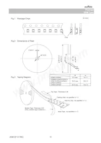 GRM033C81A105ME05E Datasheet Page 10