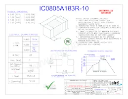 IC0805A183R-10 Datasheet Cover