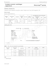 K224Z15Y5VE5TH5 Datasheet Pagina 7