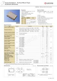 KC5032A14.3182CMGE00 Datasheet Cover