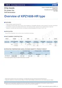 KPZ1608SHR300ATDH5數據表 頁面 3