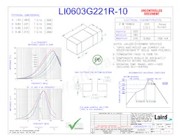 LI0603G221R-10 Datasheet Cover