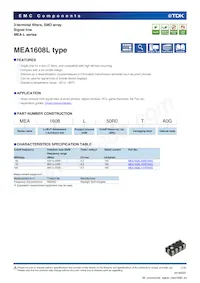 MEA1608L50R0TA0G Datenblatt Cover