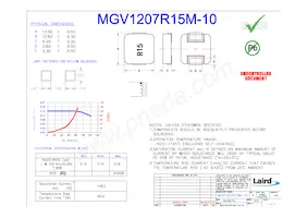 MGV1207R15M-10 Datasheet Copertura
