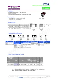 MLH2012F22NKT000 Datasheet Copertura