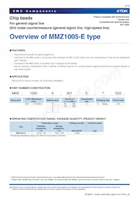 MMZ1005F750ETD25 Datenblatt Seite 3