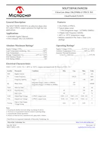 MX573BNR156M250-TR Datasheet Copertura