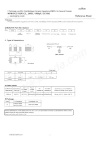 NFM18CC102R1C3D Datasheet Cover