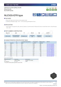 NLCV25T-6R8M-EFR Datenblatt Cover