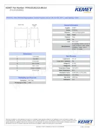 PFR5103J63J12L4BULK Datenblatt Cover