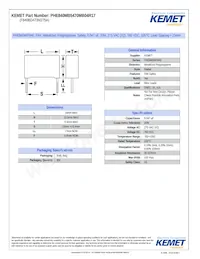 PHE840MB5470MB04R17 Datasheet Cover