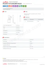 RCER71H104K0M1H03A Datenblatt Cover