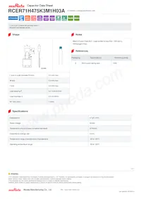 RCER71H475K3M1H03A Datasheet Copertura