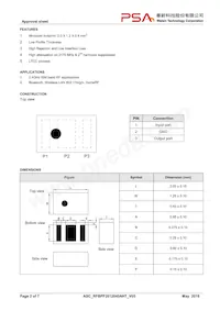 RFBPF2012040AHT Datasheet Page 2