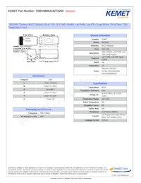 T495V686K016ZTE250 Datasheet Copertura