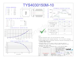 TYS4030150M-10 Datasheet Cover