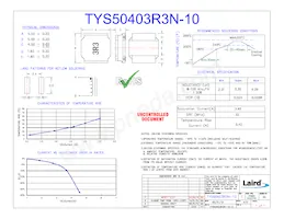 TYS50403R3N-10 Datasheet Cover