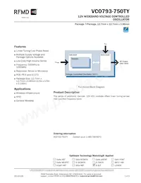 VCO793-750TY Datasheet Cover
